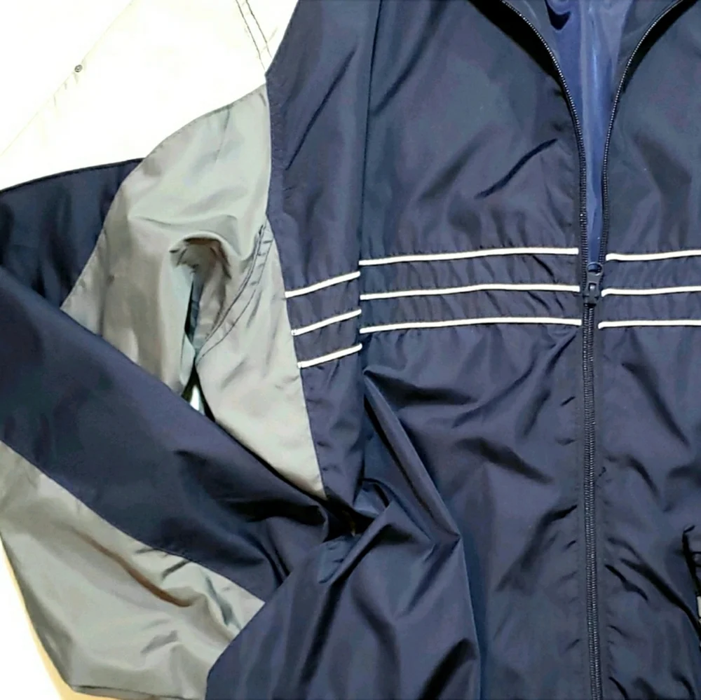 NFL Reebok Miami Dolphin Full Zip Windbreaker Jacket - Picture 3 of 5